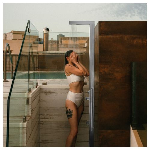 Windsor Silver ADA 316L Stainless Steel Outdoor Pool Shower Panel Marine Grade  
