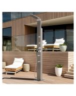  Brighton Silver 316L Marine Grade Stainless Steel Outdoor Pool Beach Shower