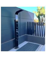  Brighton Black 316L Stainless Steel Marine Grade Outdoor Outside Pool Beach Rinse-Off Shower 