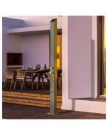 Toorak Silver 316L Stainless Steel Marine Grade  Outdoor Pool Backyard Shower