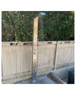 Reno Silver ADA 316L Stainless Steel Marine Grade Outdoor Shower Complete Shower System Tower Panel