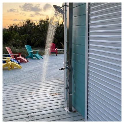 DEAL OF THE WEEK / Milan Deluxe ADA 316L Stainless Steel Outdoor Pool Shower Marine Grade Shower Panel