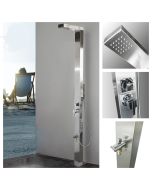 Windsor Silver ADA 316L Stainless Steel Outdoor Pool Shower Panel Marine Grade