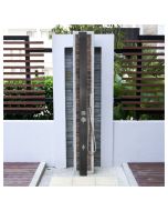 Windsor Black ADA Stainless Steel Outdoor Pool Shower Marine Grade