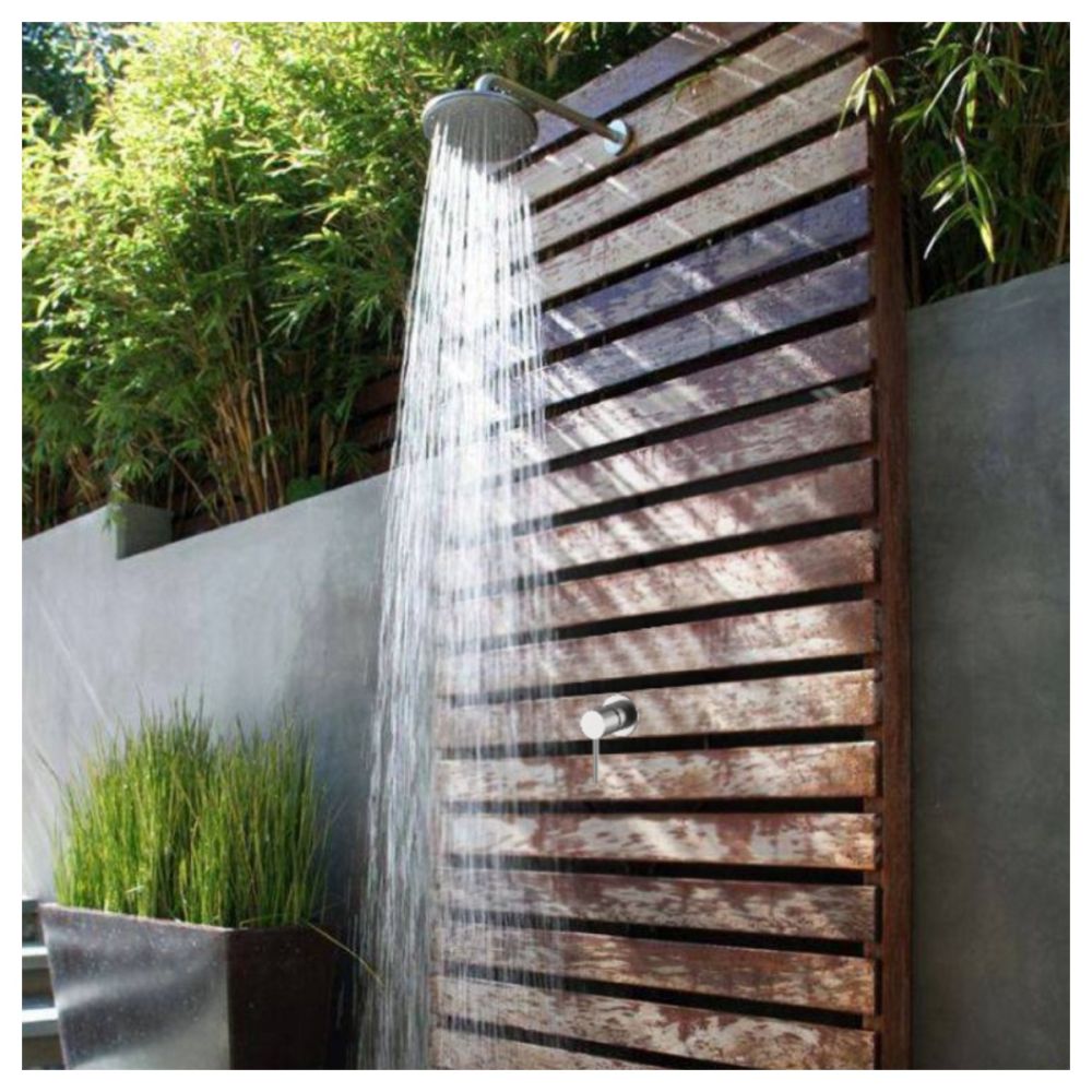 Alpha Outdoor Marine Grade Wall-Mounted Shower 316L Stainless Steel