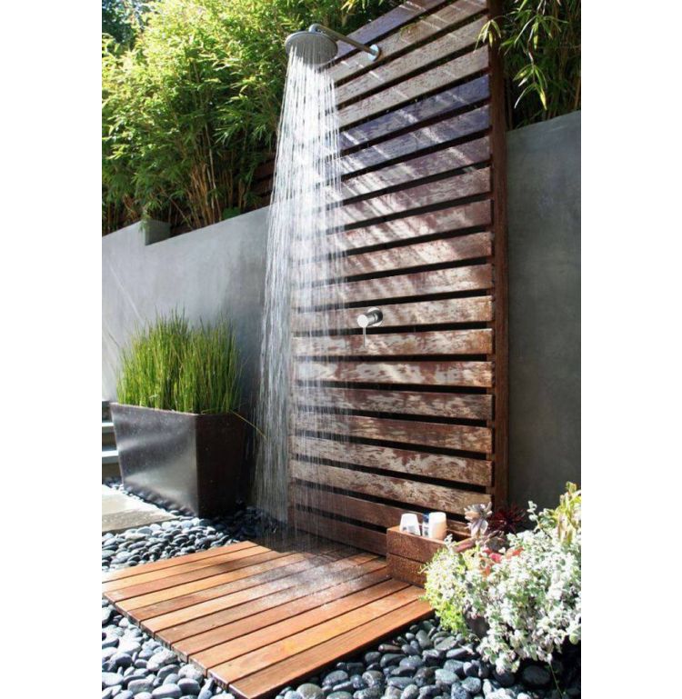 DEAL OF THE WEEK / Alpha Outdoor Marine Grade Wall-Mounted Shower 316L Stainless Steel 